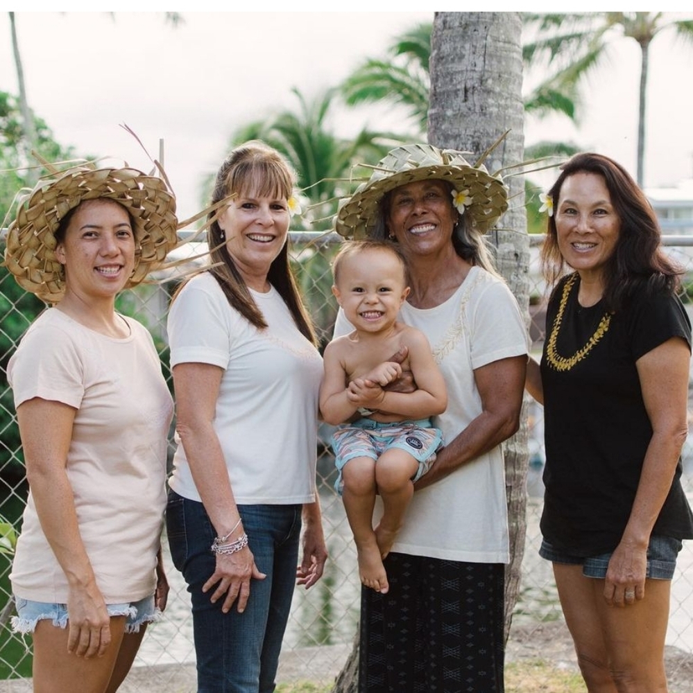 Mahina Made Lei Pikake 3 Strand Off White Tee T-Shirt Yellow Medium MahinaMade - Picture 5 of 15